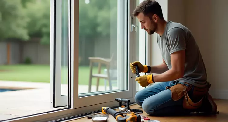 Squeaky Sliding Patio Doors in Mountain View, CA