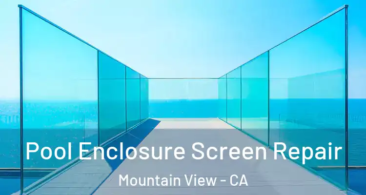  Pool Enclosure Screen Repair Mountain View - CA